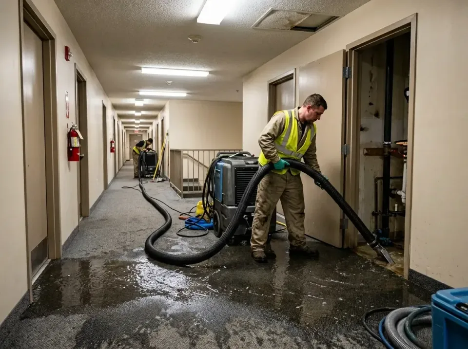 multi-unit-apartment-hallway-f-005 — frequently asked questions, Emergency Burst Pipe Water Extraction & Removal in Fairchil…